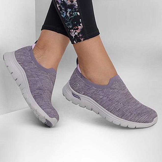 Skechers Women Purple Sports Slip Ons (SKU: 239-104371-26-7)