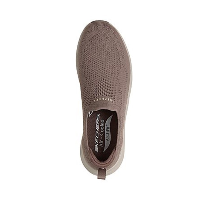 Skechers Women Beige Sports Slip Ons (SKU: 239-104760-20-8)