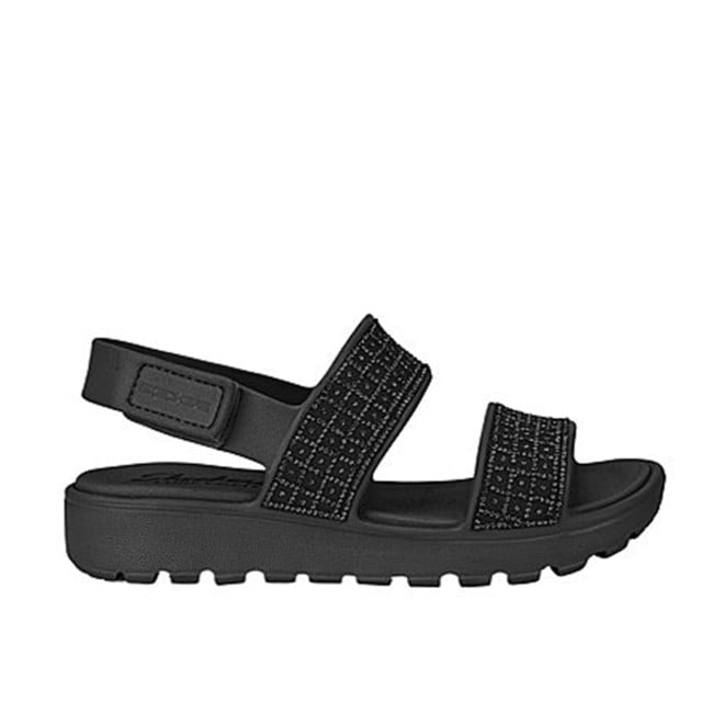 Skechers Women Black-suede Sports Sandals (SKU: 239-111572-34-6)