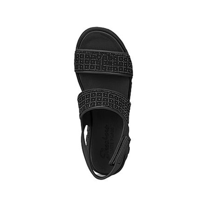 Skechers Women Black-suede Sports Sandals (SKU: 239-111572-34-6)