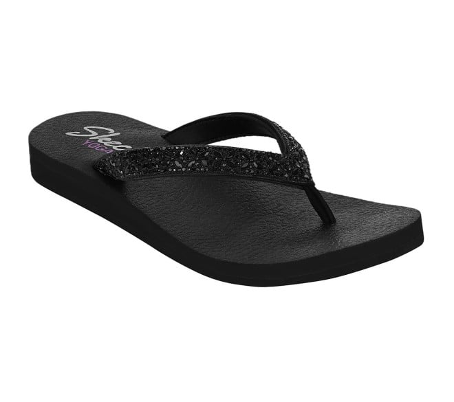 Skechers Women Black Casual Slippers