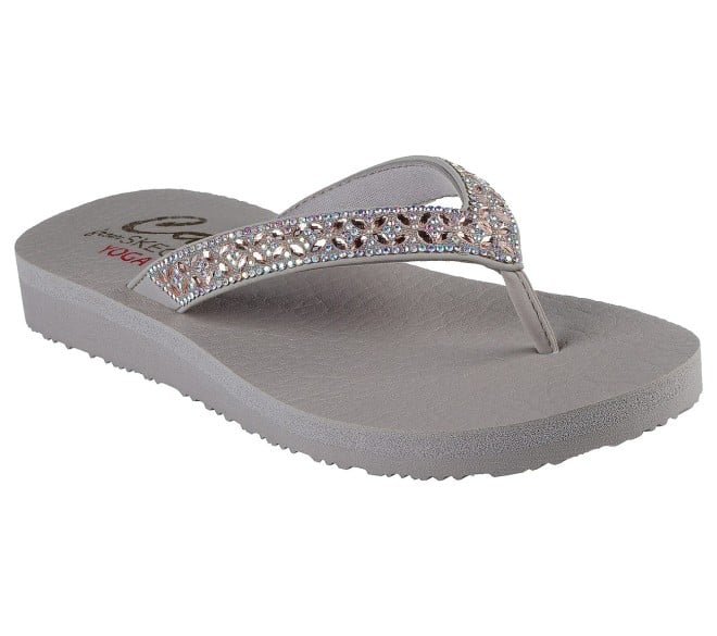 Skechers Women Beige Casual Slippers