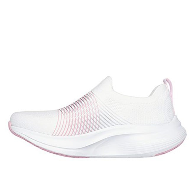 Skechers Women White-pink Sports Slip Ons (SKU: 239-125052-65-7)