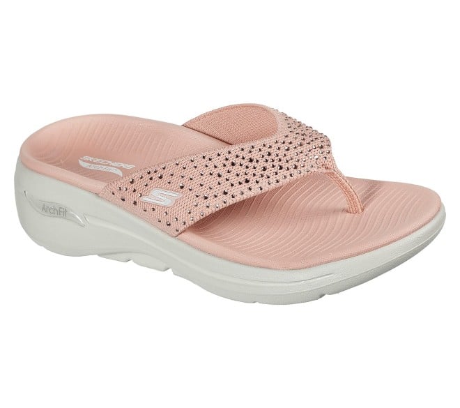 Skechers PinkSuede Casual Slippers for Women