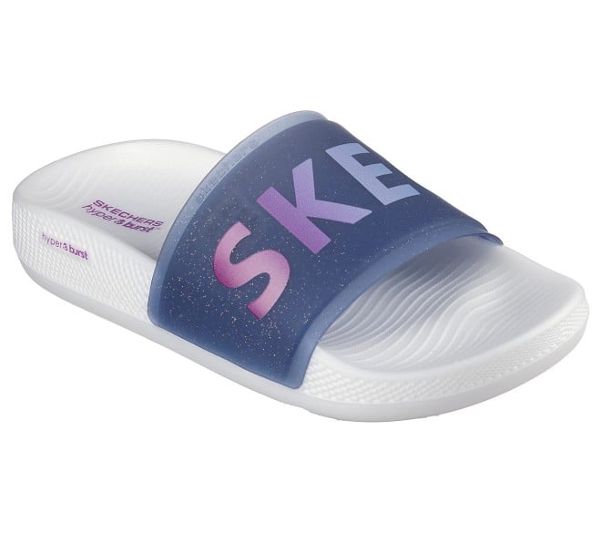 Skechers Women Navy-Blue Casual Slip Ons