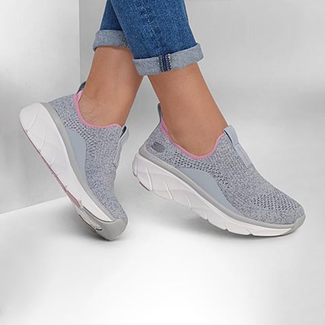 Skechers Women Grey Sports Slip Ons (SKU: 239-150092-14-6)