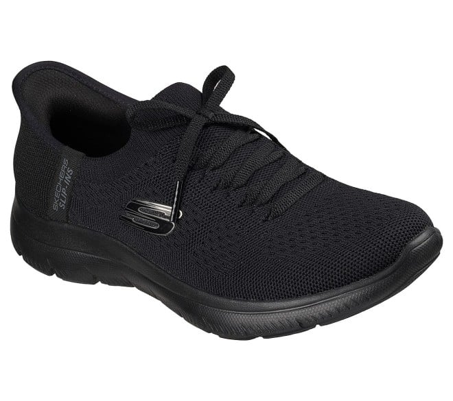Skechers Women Black Sports Walking Shoes