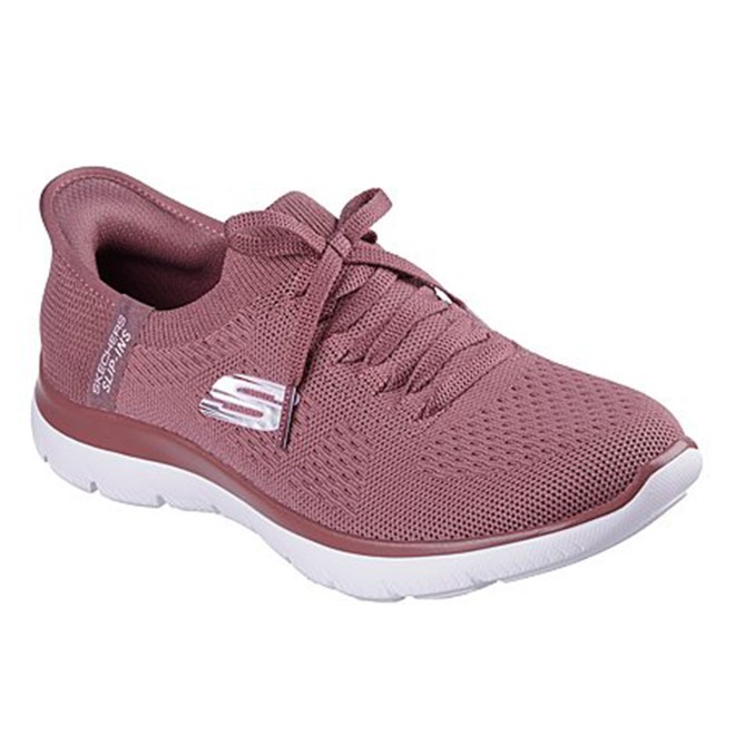 Skechers Women Burgundy Sports Slip Ons (SKU: 239-150263-72-6)