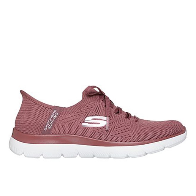 Skechers Women Burgundy Sports Slip Ons (SKU: 239-150263-72-6)