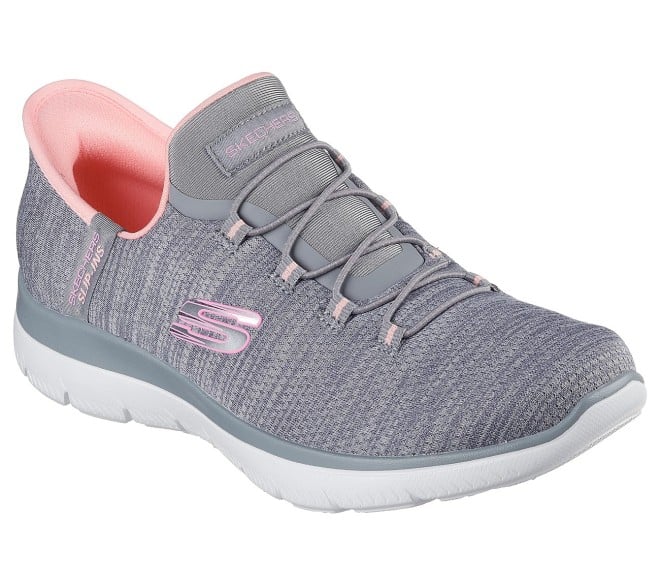 Skechers Women Grey Sports Walking Shoes