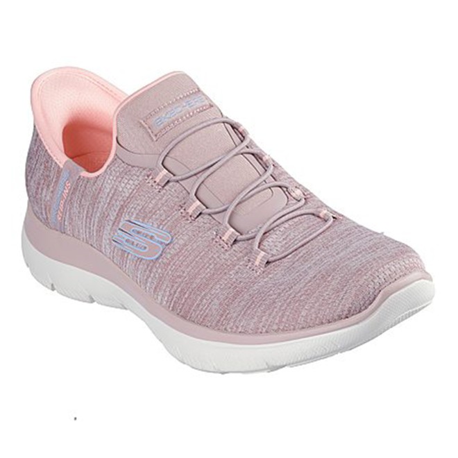 Skechers Women Pink Sports Slip Ons (SKU: 239-150264-24-6)