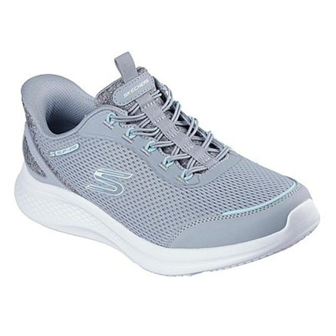 Skechers Women Grey Sports Slip Ons (SKU: 239-150624-14-7)