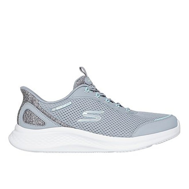 Skechers Women Grey Sports Slip Ons (SKU: 239-150624-14-7)