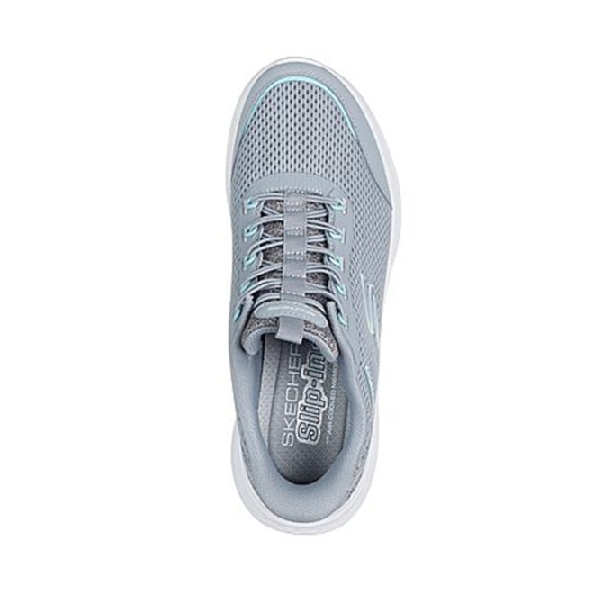 Skechers Women Grey Sports Slip Ons (SKU: 239-150624-14-7)