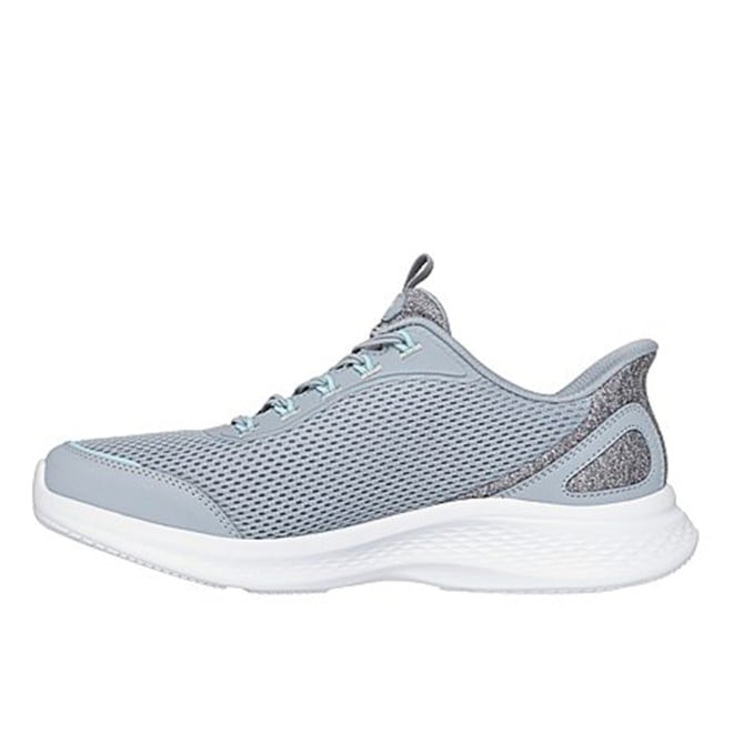 Skechers Women Grey Sports Slip Ons (SKU: 239-150624-14-7)