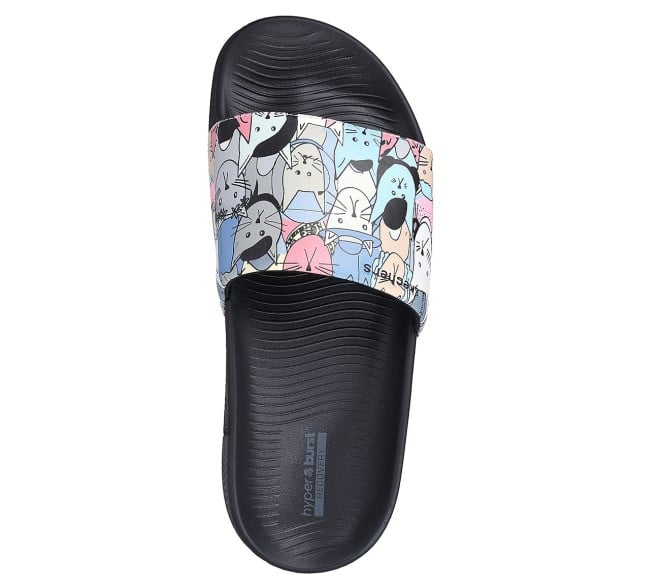 Skechers Women Black-multi Casual Slip Ons (SKU: 239-172025-53-7)