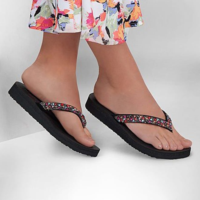 Skechers Women Black Sports Slippers (SKU: 239-31559-11-8)