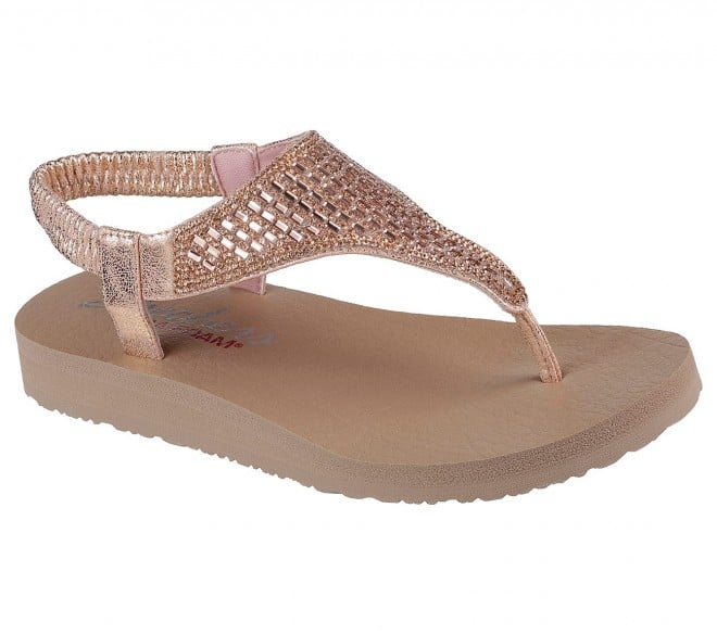 Skechers Rose-Gold Casual Sandals