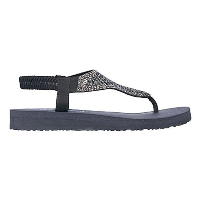 Skechers Women Grey-suede Sports Sandals (SKU: 239-31560-68-6)
