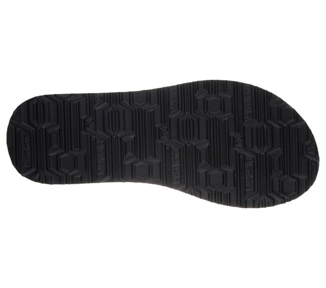 Skechers Women Black-suede Casual Sandals (SKU: 239-31560-34-6)