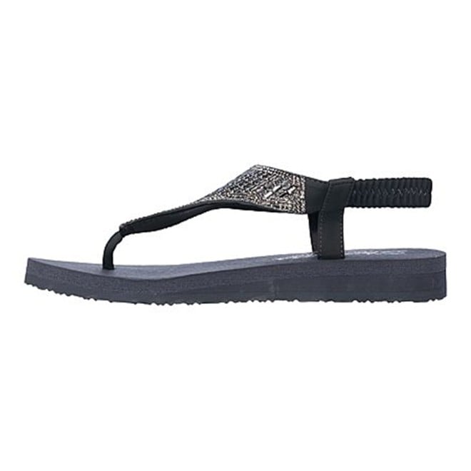 Skechers Women Grey-suede Sports Sandals (SKU: 239-31560-68-6)