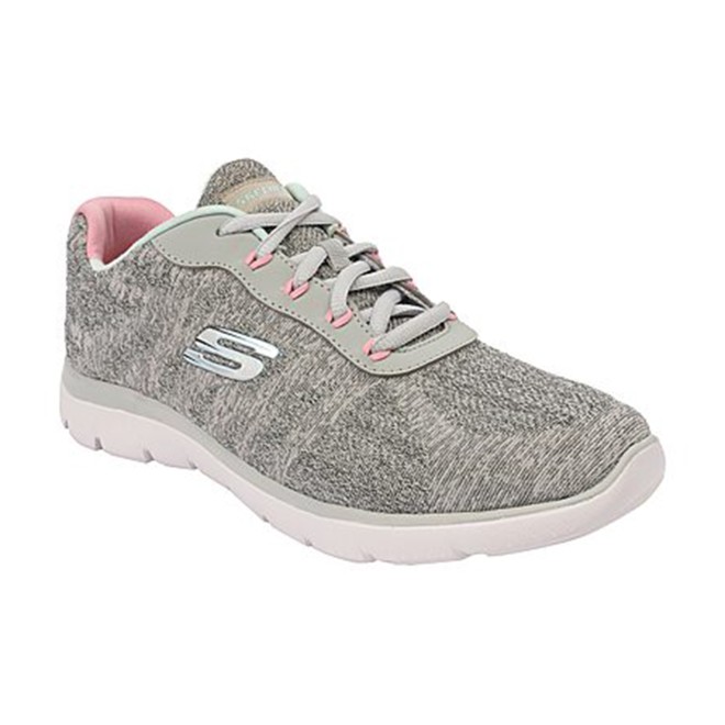 Skechers Women Grey Sports Lace Up (SKU: 239-896335-14-8)