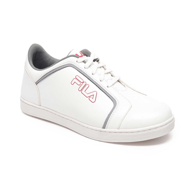 Buy Fila Men's high Sneaker, White/Navy/Red, 9 at Amazon.in