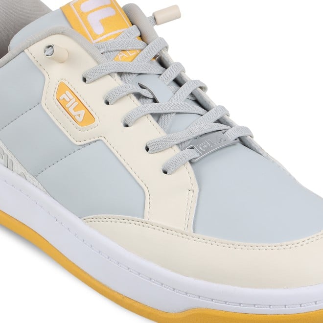 Fila Men Cream-Gry-Yellow Sports Sneakers (SKU: 25-11011224-3561-6)