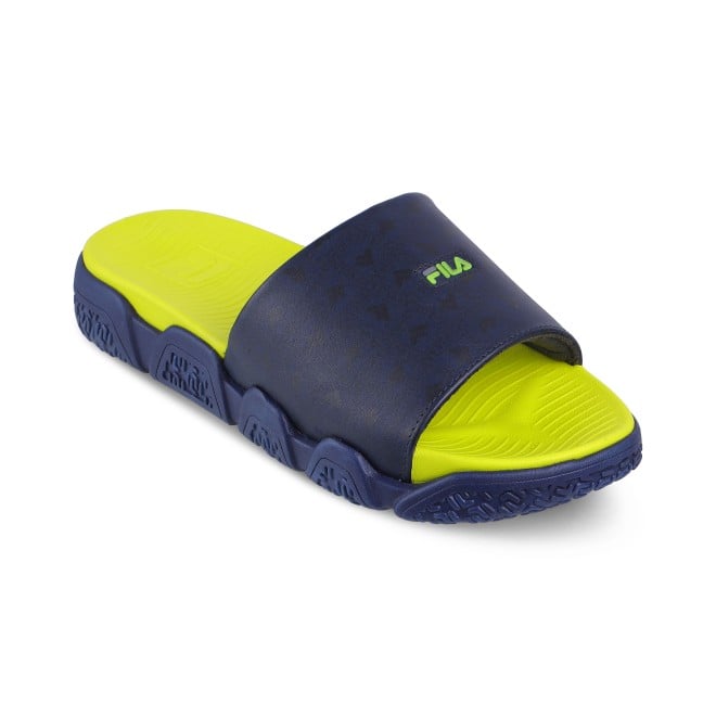 Fila Women Navy-Lime Punch Casual Slippers (SKU: 25-11011233-1715-5)