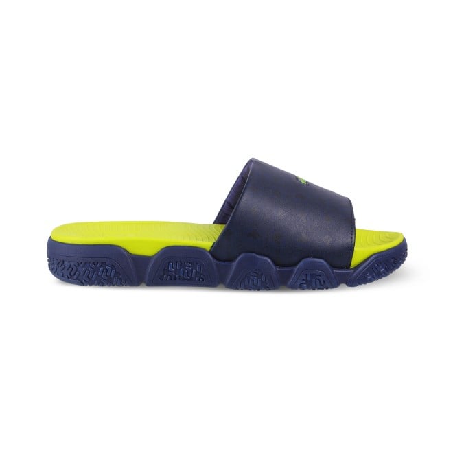 Fila Women Navy-Lime Punch Casual Slippers (SKU: 25-11011233-1715-5)