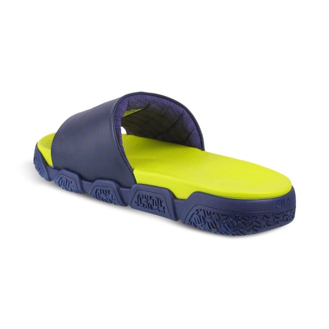 Fila Women Navy-Lime Punch Casual Slippers (SKU: 25-11011233-1715-5)