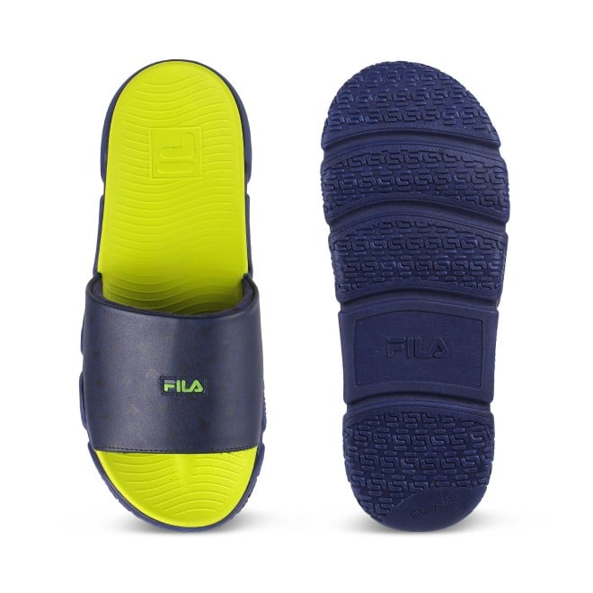 Fila Women Navy-Lime Punch Casual Slippers (SKU: 25-11011233-1715-5)