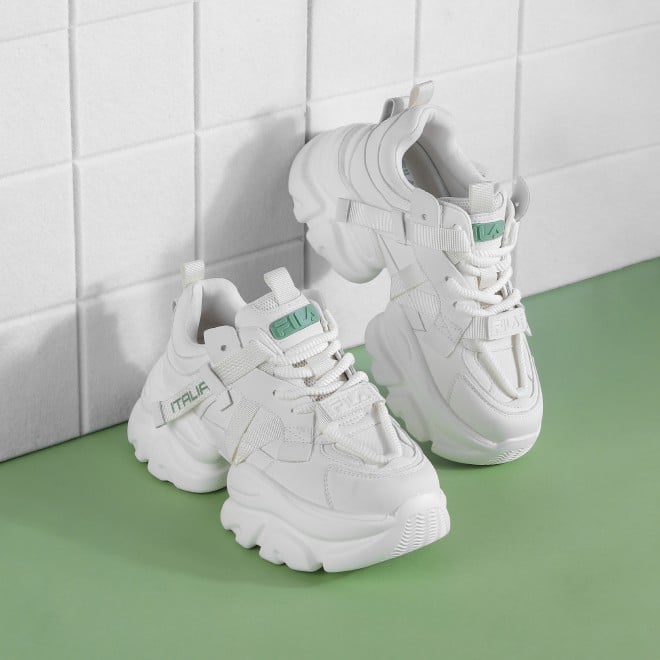 Fila white shoes girls best sale