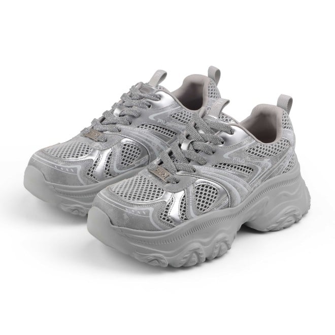 Fila Women Silver Sports Walking Shoes (SKU: 25-11011410-27-4)