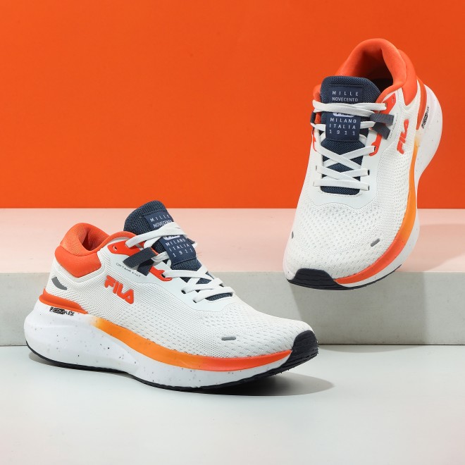 Fila Men White Sports Walking Shoes