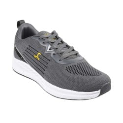 Men Grey Sports Walking Shoes