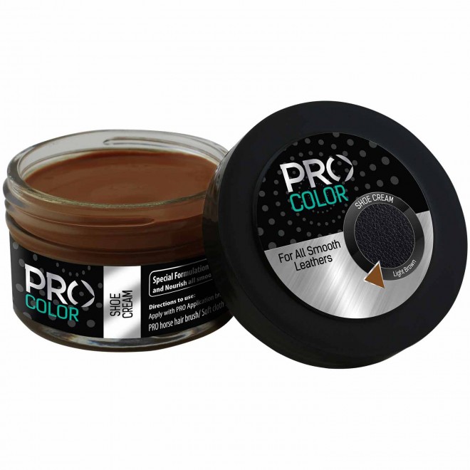 Mochi LightBrown Shoe Care Cream Polish