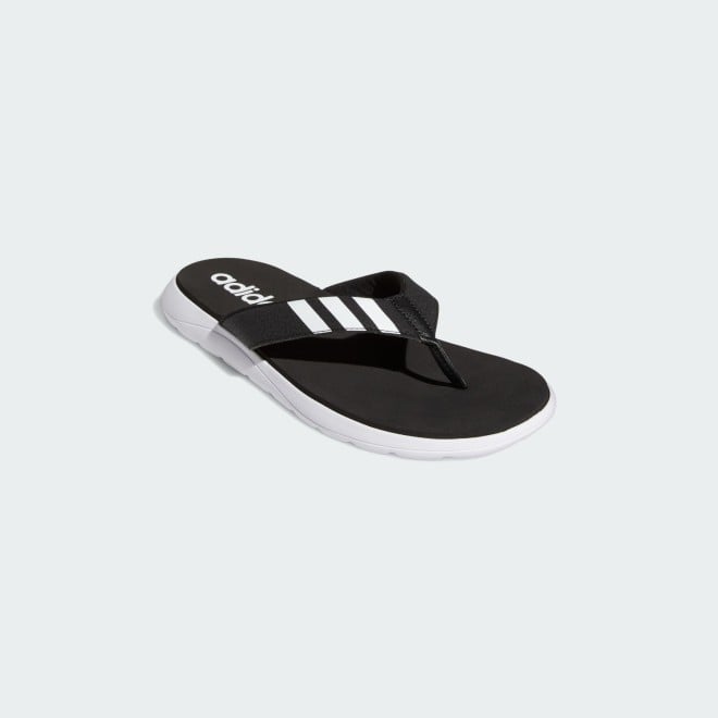 Adidas Black Casual Slippers for Men