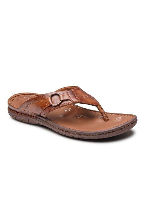 Von Wellx Men Tan Casual Slippers