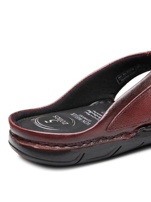 Von Wellx Men Brown Casual Slippers (SKU: 284-830080-12-41)