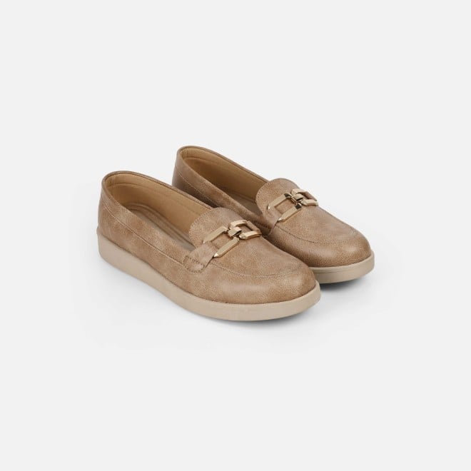 Mochi Women Beige Casual Loafers (SKU: 31-1023-20-36)