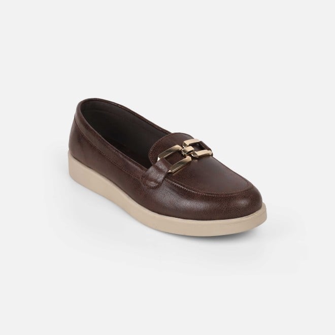 Mochi Women Brown Casual Loafers (SKU: 31-1023-12-36)