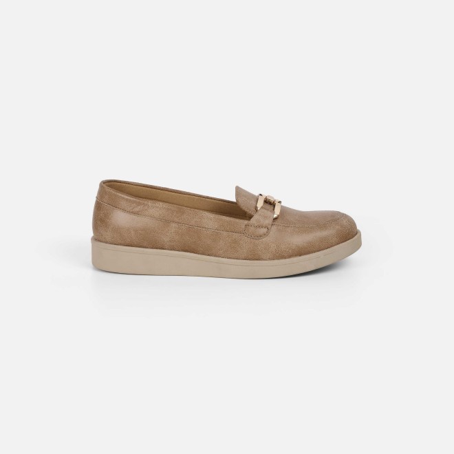 Mochi Women Beige Casual Loafers (SKU: 31-1023-20-36)