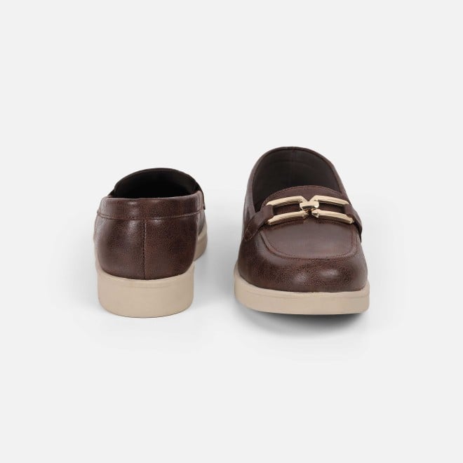 Mochi Women Brown Casual Loafers (SKU: 31-1023-12-36)