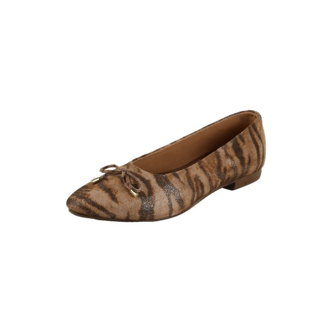Mochi Women Brown Casual Ballerinas (SKU: 31-1024-12-36)