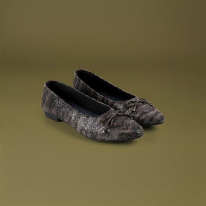 Mochi Women Black Casual Ballerinas