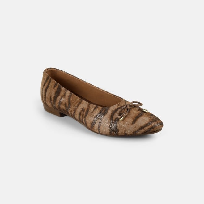 Mochi Women Brown Casual Ballerinas (SKU: 31-1024-12-36)