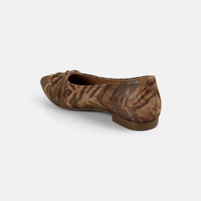 Mochi Women Brown Casual Ballerinas (SKU: 31-1024-12-36)