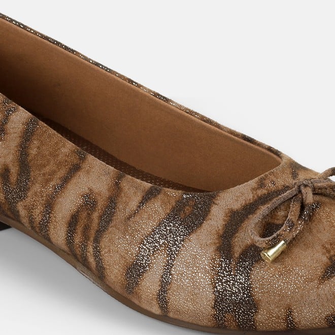 Mochi Women Brown Casual Ballerinas (SKU: 31-1024-12-36)