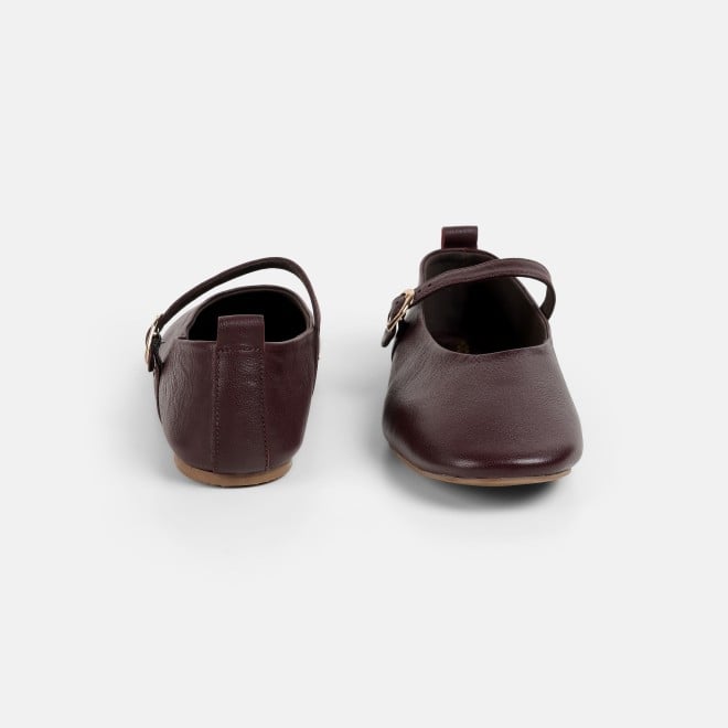 Mochi Women Wine Formal Ballerinas (SKU: 31-1025-58-37)